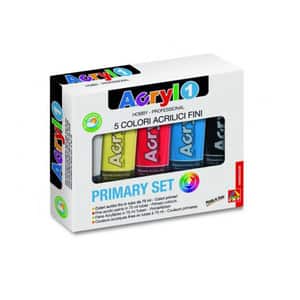 Tempera acrilica MOROCOLOR, 75 ml, 5 culori