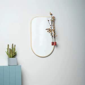 Oglinda decorativa Spin Mismo, 35 x 55 cm, rosu