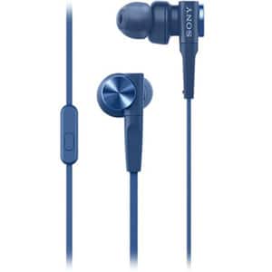 Casti SONY MDR-XB55AP, Cu fir, In-Ear, Microfon, EXTRA BASS, albastru
