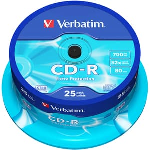 CD-R VERBATIM 43432, 52x, 700MB, 25buc