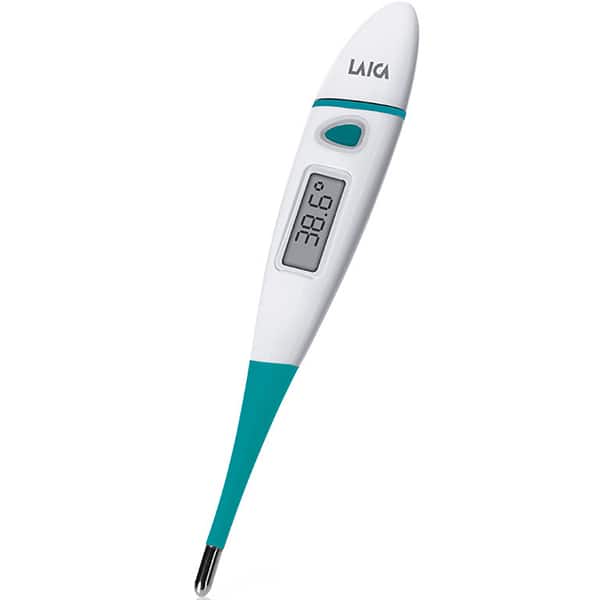 Termometru digital cu cap flexibil LAICA TH3601, alb-verde
