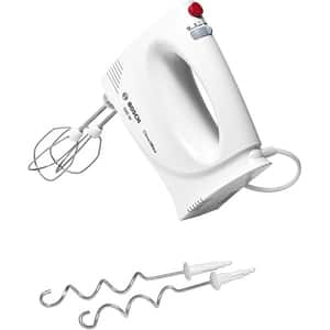 Mixer de mana BOSCH MFQ3030, 350W, 4 trepte viteza, alb