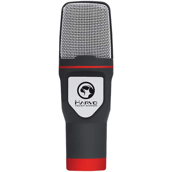 Microfon de birou MARVO MIC-02, omnidirectional, jack 3.5, negru