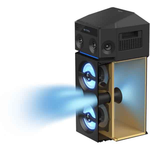 Sistem audio High Power PANASONIC SC-UA30E-K, 300W, Bluetooth, USB, Radio FM, Full Karaoke, negru