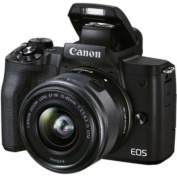 Aparat foto mirrorless CANON EOS M50 II Vlogging,24.1 MP, 4K, Wi-Fi, negru