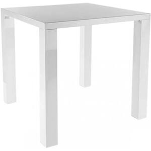 Masa bucatarie Montego, 6 persoane, alb lucios, 80 x 60 cm