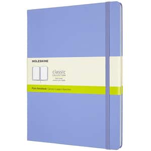 Carnet notite MOLESKINE Hydrangea Hard Notebook, velina, Extra Large, 120 file, albastru deschis