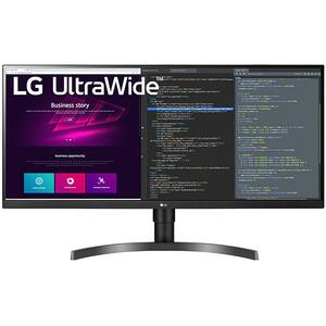Monitor LED IPS LG 34WN750-B, 34", WQHD, 75Hz, AMD FreeSync, negru
