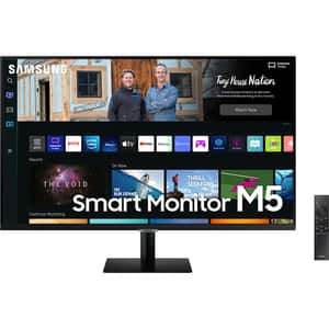 Monitor smart LED VA SAMSUNG M5 LS27BM500EUXEN, 27", Full HD, 60Hz, HDR10, negru