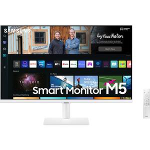 Monitor Smart LED VA SAMSUNG M5 LS27BM501EUXEN, 27", Full HD, 60Hz, HDR10, alb