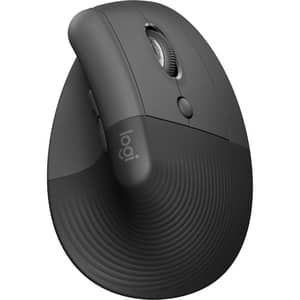 Mouse Wireless LOGITECH Lift Vertical, Dual Mode, 4000 dpi, Bluetooth, grafit