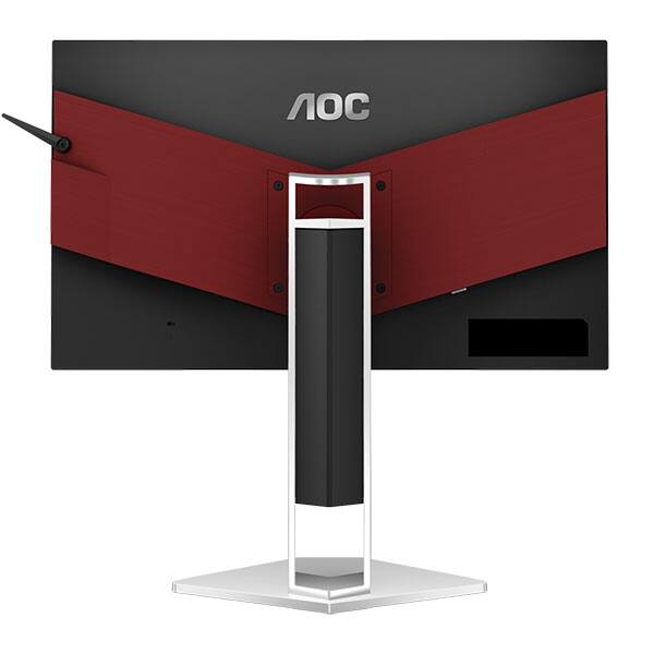 Monitor Gaming LED TN AOC AG251FZ2E, 24.5" Full HD, 240Hz, FreeSync Premium, Flicker Free, negru-rosu