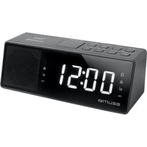 Radio cu ceas MUSE M-172 BT, FM, Dual Alarm, negru