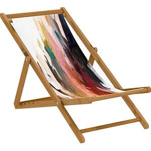 Sezlong gradina pliabil GAUGE CONCEPT Rafa CS-SNY-20, lemn, 125.5 x 62.5 x 90 cm, multicolor