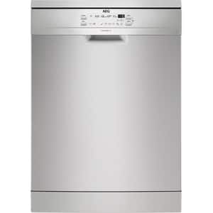 Masina de spalat vase independenta AEG FFB53630ZM, AirDry , 13 seturi, 5 programe, 60 cm, Clasa D, gri