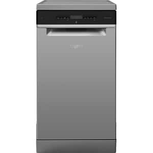 Masina de spalat vase independenta WHIRLPOOL WSFO3T1256PCX, 6th sense, 10 seturi, 8 programe, 45 cm, Clasa E, inox