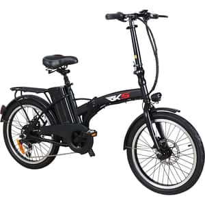 Bicicleta electrica pliabila RKS MX25, 20 inch, negru