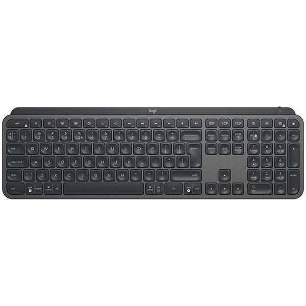 Tastatura Wireless Logitech Mx Keys Usb Bluetooth Us Int Negru