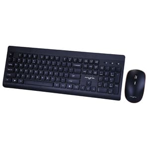Kit tastatura si mouse Wireless MYRIA MY8519, USB, Layout INT, negru