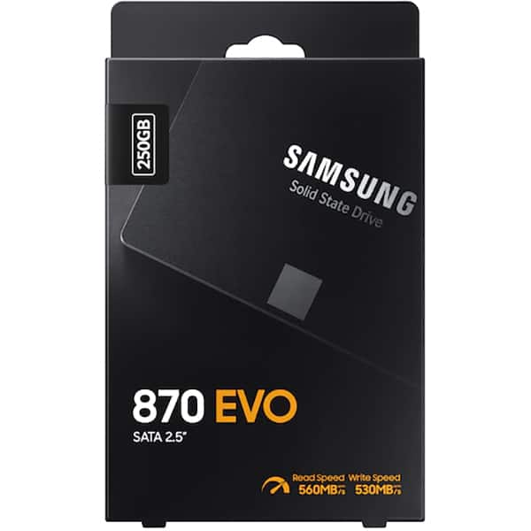 Solid-State Drive (SSD) SAMSUNG 870 EVO, 250GB, SATA3, 2.5", MZ-77E250B/EU