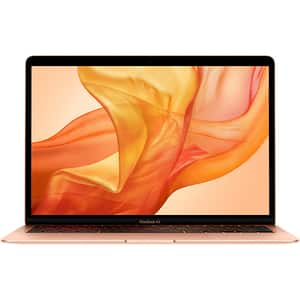 Laptop APPLE MacBook Air 13 mvh52ze/a, Intel Core i5 pana la 3.6GHz, 13.3" IPS Retina, 8GB, SSD 512GB, Intel Iris Plus Graphics, macOS Catalina, Gold - Tastatura layout INT