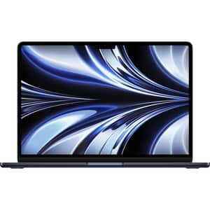 Laptop APPLE MacBook Air 13 z161004r2, Apple M2, 13.6" Retina Display, 16GB, SSD 512GB, 10-core GPU, macOS Monterey, Midnight, Tastatura layout INT