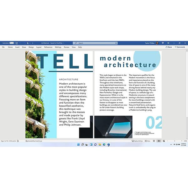 Licenta electronica Microsoft Office Home and Business 2021, 1 utilizator, Windows/Mac, Toate limbile, ESD