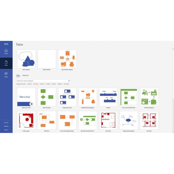Licenta electronica Microsoft Visio Professional 2019, 1 dispozitiv, ESD