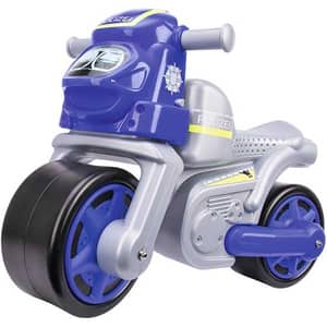 Motocicleta BIG Polizei Bike 800056312, 12 luni+, albastru-gri