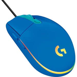 Mouse Gaming LOGITECH G102 LIGHTSYNC, 8000 dpi, albastru