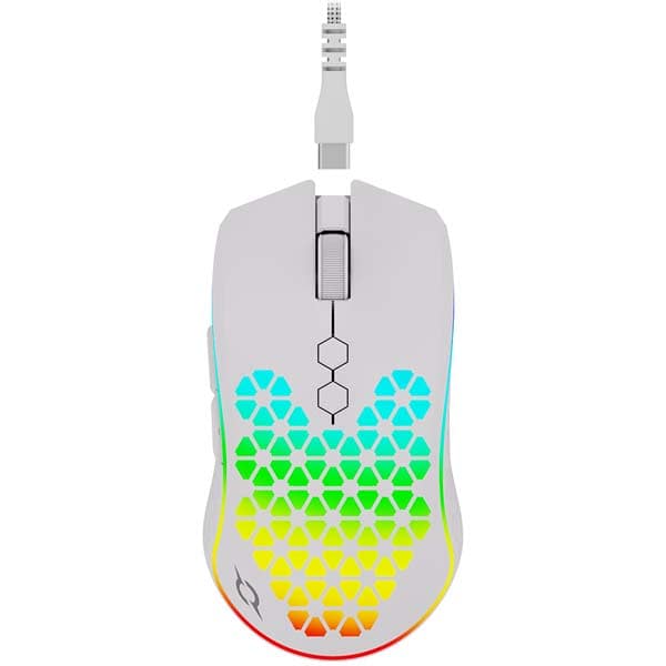 Mouse Gaming Wireless AQIRYS Polaris, 16000 dpi, alb