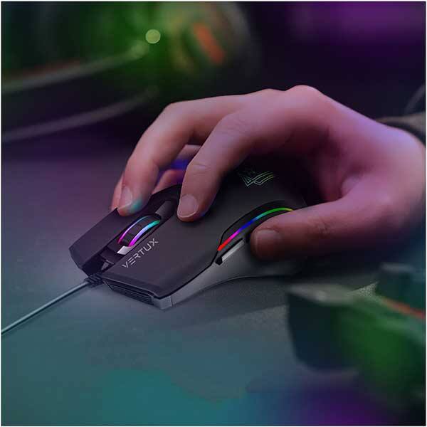 Mouse Gaming VERTUX Assaulter, 10000 dpi, negru