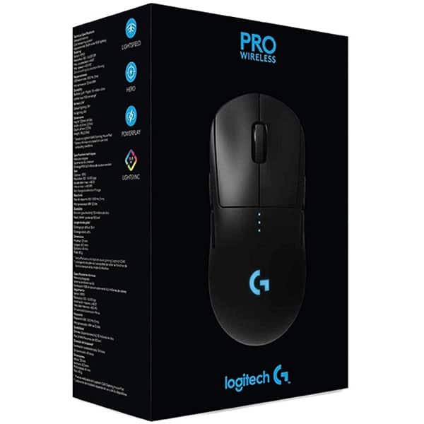 Mouse Gaming Wireless LOGITECH G Pro Lightspeed, 16000 dpi, negru