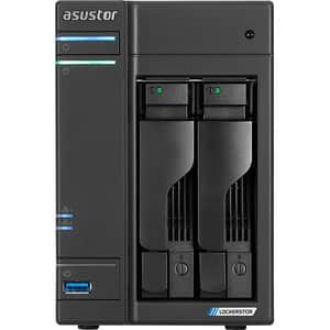 Network Attached Storage ASUSTOR AS6602T, 2.0GHz, 4GB, 2-Bays, negru