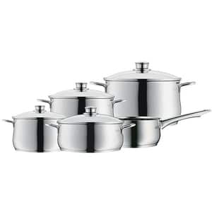 Set vase de gatit WMF Diadem Plus, 3.2-6.5l, 16-24cm, 5 piese, otel