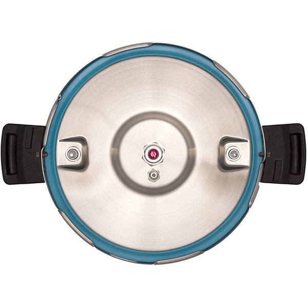 Oala sub presiune ZOKURA Z1056, 4l, 22cm, inox, argiuntiu