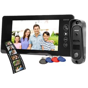 Interfon video cu fir ORNO OR-VID-JS-1053/B, LCD, 7 inch, negru
