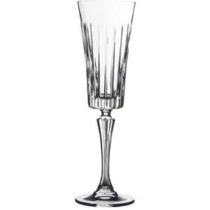 Set pahare sampanie RCR CRISTALLERIA Timeless, 6 piese, 210 ml, sticla