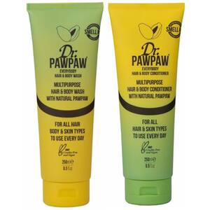 Set DR. PAWPAW Haircare: Sampon 2in1, 250ml + Balsam de par 2in1, 250ml