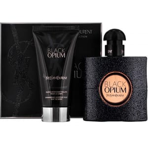 Set cadou YVES SAINT LAURENT Black Opium: Apa de parfum, 50ml + Lotiune de corp, 50ml