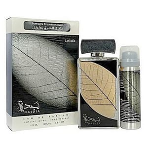 Set cadou LATTAFA Najdia: Apa de parfum, 100ml + Deodorant spray, 50ml