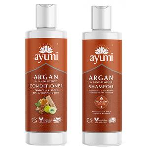 Pachet promo AYUMI Duo hair Santal: Sampon, 250ml + Balsam de par, 250ml
