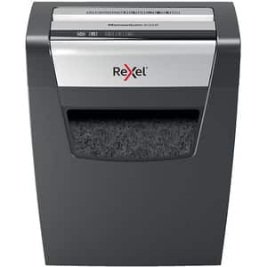 Distrugator documente manual, REXEL Momentum X312 P3, 12 coli, 23l, Cross-Cut, negru
