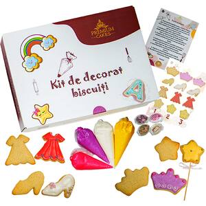 Kit pentru decorat biscuiti CRISTINA'S CAKES Princess