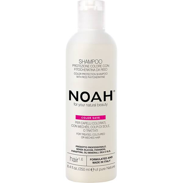 Pachet promo NOAH: Vopsea de par fara amoniac, 7.0 Blond, 140ml, 2 buc + Sampon Color Save, 630ml 