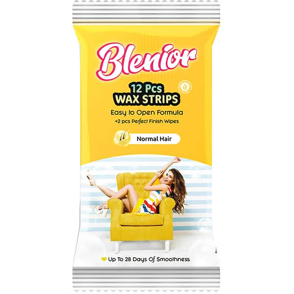 Benzi depilatoare ceara pentru intreg corpul BLENIOR Wax Strips, 12 benzi, 12 seturi