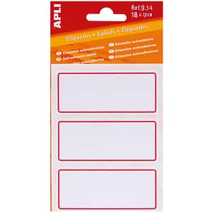 Etichete autoadezive APLI AL001028, 34 x 78 mm, 18 bucati, 6 coli/top