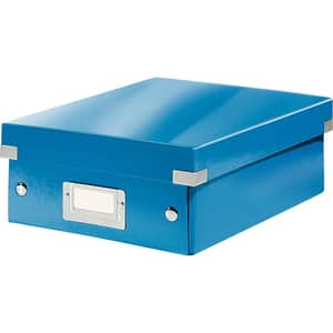 Cutie organizare LEITZ Click & Store Organizer, 281 x 100 x 370 mm, carton, albastru