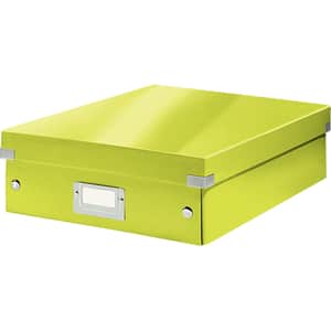 Cutie organizare LEITZ Click & Store Organizer, 281 x 100 x 370 mm, carton, verde