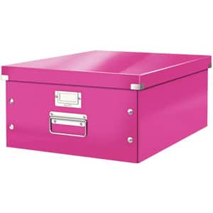 Cutie organizare LEITZ Click & Store, 369 x 200 x 482 mm, carton, roz